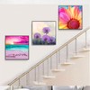 HSENJT Diamond DIY Painting Kits Purple Dandelion,Flowers Diamond Art Craft