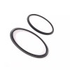 car-attention Matte Black Front/Rear Emblem Badge Logo cover trim For