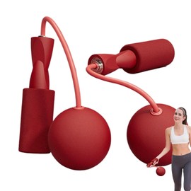 Adult Jump Rope - Weighted Skipping Rope Cordless - Skipping Rope with Cordless Ball for Indoor and Outdoortraining Fitness