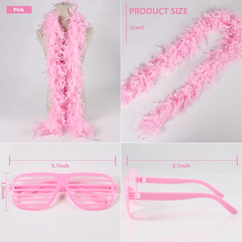 Delivery Within 3 Days, Two 45g Feather Python Long Scarves