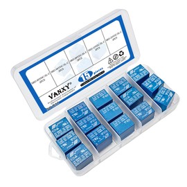 5Values*3Pcs=15Pcs Power Relay Kits 5 Pins DC SRD-05VDC-SL-C SRD-06VDC-SL-C SRD-09VDC-SL-C SRD-12VDC-SL-C SRD-24VDC-SL-C PCB Relay 5V 6V 9V 12V 24V