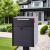Post Mount Locking Mailbox with Code Lock - Large Capacity