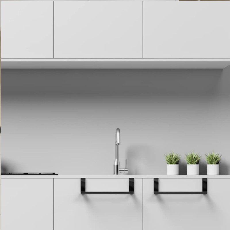 DAIYEE 36cm Stainless Steel Over Door Towel Rack Bar Holders