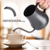 280mL Black Stainless Steel Drip Coffee Pot Gooseneck Long Mouth