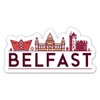 Squiddy Belfast Northern Ireland - Vinyl Sticker for Car, Laptop, Notebook (5" Wide)