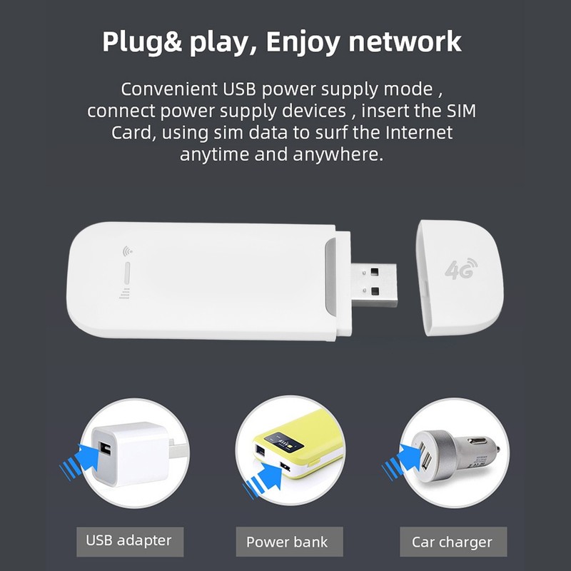 4G USB WIFI Dongle Support 10 Devices Up To 150MBPS