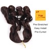 Datanala French Curl Braiding Hair 14 Inch 8 Pack/Lot Loose