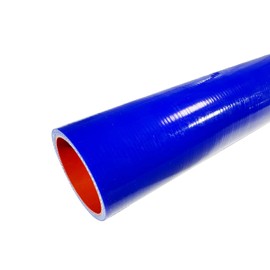 BST BSSP 2.25" ID Silicone Radiator Coolant Hose 3 Foot Stick for Peterbilt Freightliner Kenworth Air/Water Silicone Coolant Cooling Pipe, 4 ply Straight Hose W/Rubber lining,Replaces 561.12225