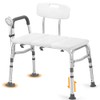 TABEKE Tub Transfer Bench for Bathtub, Tool Free Assembly Shower