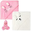 Aolso Hooded Baby Towel,2 PCs Baby Bath Towels with Hood,80x80cm