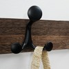 WEBI Coat Rack Wall Mount,36” Solid Wood Coat Hooks Wall