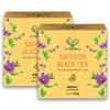 Eupherbia Saffron Black Tea, Handpicked, Highland Grown Whole Leaf Tea,