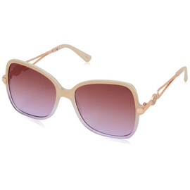 Jessica Simpson Women's J5974 Metal Temple Butterfly Sunglasses with UV400 Protection - Glamorous Sunglasses for Women, 54mm