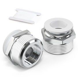 TAILONZ PNEUMATIC White Straight Male Thread 4mm OD x 1/4 BSP Push-in Fittings PC4-02 (Pack of 2)