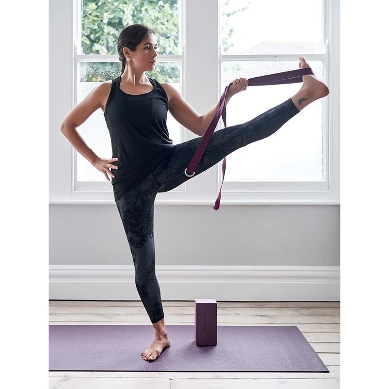 Yogamatters D-Ring Yoga Belt Strap - Organic Cotton, 2m |