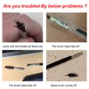 Bueart Design Cepillo Doble Para Cejas Y Pestañas Con Forma
