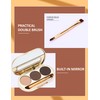 Erinde Waterproof Eyebrow Powder - 3 Colors, Long - Lasting