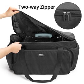 samdew Portable Grill Bag Compatible with Weber 1141056 Go-Anywhere Gas Grill, Camping Grill Cover Compatible with Weber 1131004 Go-Anywhere Charcoal Grill, Bag Only, black