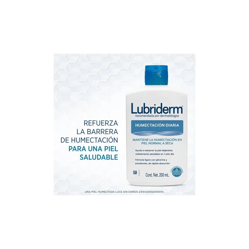 Crema corporal Lubriderm Humectación diaria 200 ml