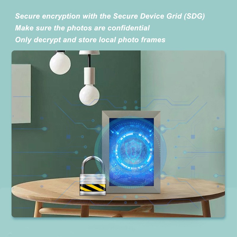 WiFi Digital Picture Frame High Definition Share Photos Touch Screen