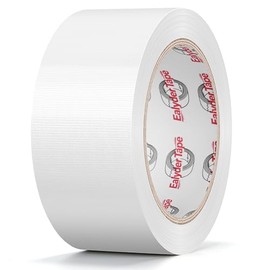 Professional Heavy-Duty Duct Tape 2 Inches x 30 Yards, Waterproof Cloth Gaffer Tape for Indoor/Outdoor Use, Repairs, Bundling, Sealing & DIY, 1 Roll - White
