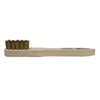 Lessmann Spark Plug Brush, Corrugated Brass Wire Brush Brass Brush
