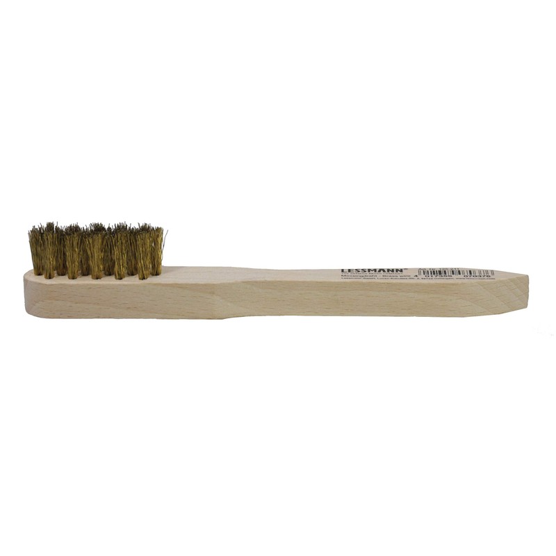 Lessmann Spark Plug Brush, Corrugated Brass Wire Brush Brass Brush