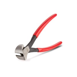 TEKTON 8 Inch End Cutting Pliers | PCT10008, Red
