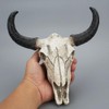 Simulation 3D animal skull,Animal goat skull Head Resin Wall Hanging