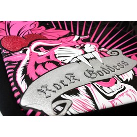 Emartbuy Glamrox Neoprene Sleeve Pouch Case Cover Compatible with Selected 15-17 Inch Laptops Listed Below (Black Tiger)