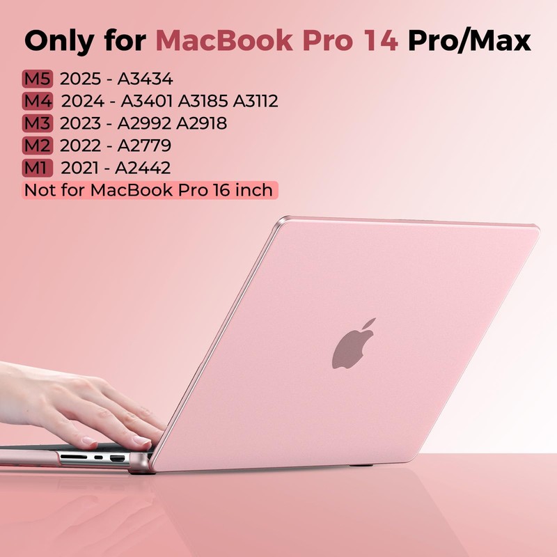 BlueSwan Matte Case for MacBook Pro 14 M5 M4 M3