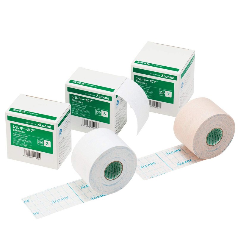 アルケア シルキーポア 粘着性伸縮ガーゼ包帯 11926 ホワイト 15号 2巻
