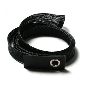 GEECRACK Rod Case for Rod Mesh Cover Baits, Black