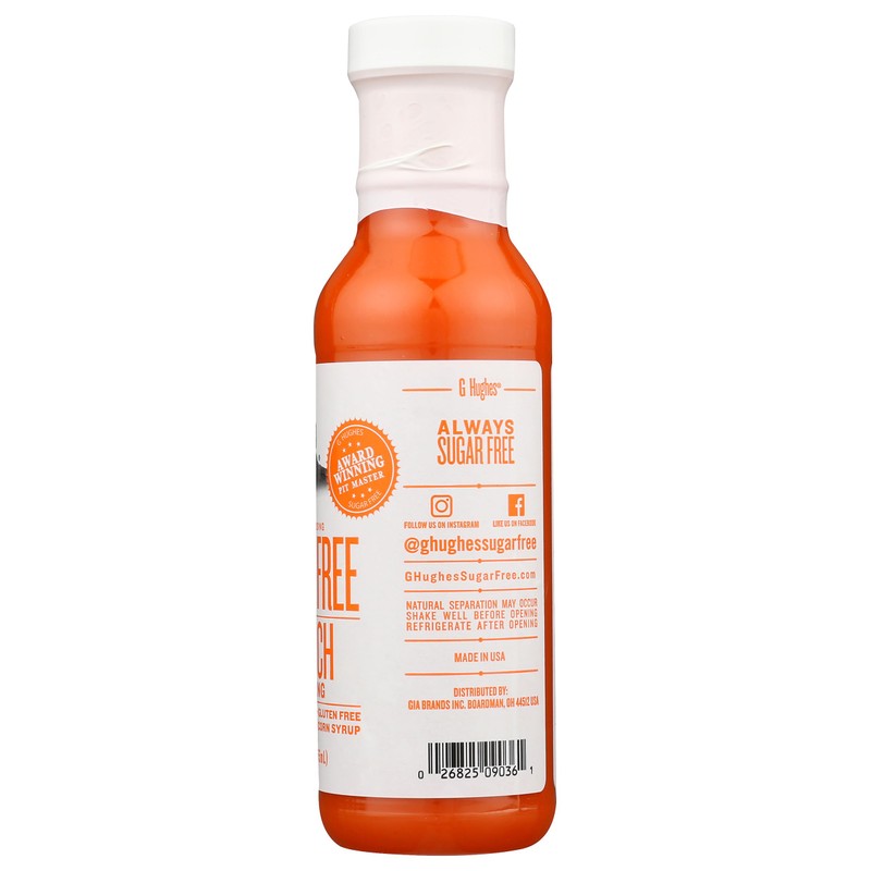 G Hughes French Style Dressing, Sugar Free, Low Carb, 12