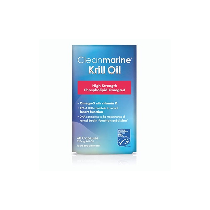 Cleanmarine Krill Oil – Packed with EPA & DHA –