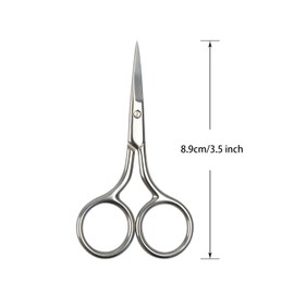 Eyebrow Scissors Cuticle Scissors Stainless Steel Ultra-Thin Nail Clippers Small Scissors (JDXHMJ)