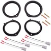 Speaker Mounting Adapter with Wiring Harness Compatible with Civic Accord