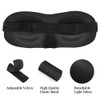 2X 3D Soft Sleeping Eye Mask Memory Foam Padded Shade