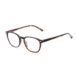 Retro Square Reading Glasses in Glossy Tortoise by Readers.com | The Alistair | +2.50