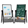 Art Easel for Kids, Double Sided Kids Easel Drawing Board,