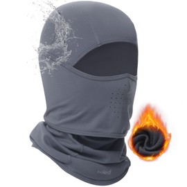 BALEAF Balaclava Face Mask Men Waterproof Ski Mask for Women Cold Weather Fishing Gear Skiing Snowboarding Motorcycle Face Grey