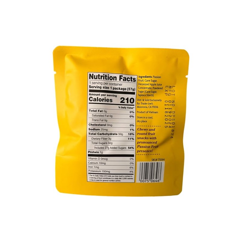 Passion Fruit Rounds Fruit Snacks, 2 oz