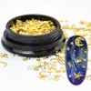 MEILINDS Gold Nail Studs Gems Sparkle Rhinestones Metal Rivets Charms