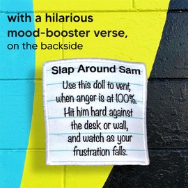 AVINITI Funny Gag Gift - Slap Around Sam Doll - Classic Random Color - for Friends, Co-Worker, Men, Women, Husband, Wife, Girlfriend, Boyfriend (1 Doll)