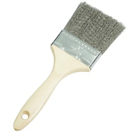 SEIDO Bonfire Broom, Bonfire Brush, Bonfire Stand Cleaning Brush, Stainless Steel Brush, Wood Stove Brush