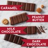 Fannie May, 12 Chocolate Candy Bars, Milk Chocolate, Caramel, Peanut