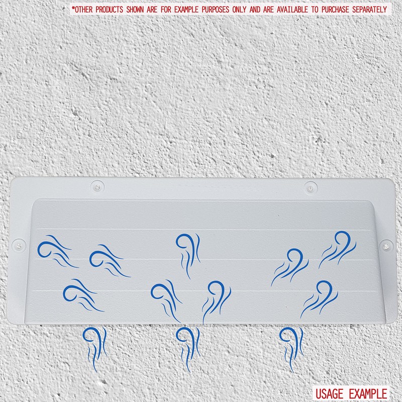 9x3 Airbrick Cover Ducting Cowl - White Exclusive to i-sells