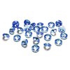 100 x Blue Crystal Acrylic Diamonds 1.2cm
