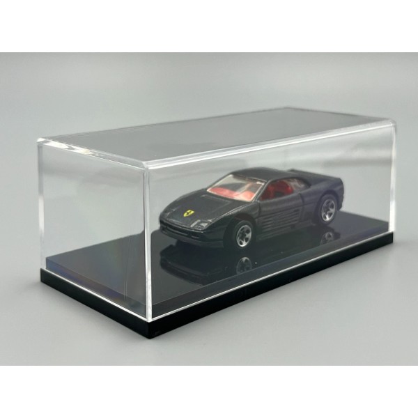 Unbranded Quality Car Display Case Black Plastic Base 1/64 scale
