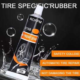 Tire Repair Glue Tire Sidewall Repair Glue Rubber Cement for Bike, Car, Motorcycle, Off-Road, Truck, Tractor（50ml*2）